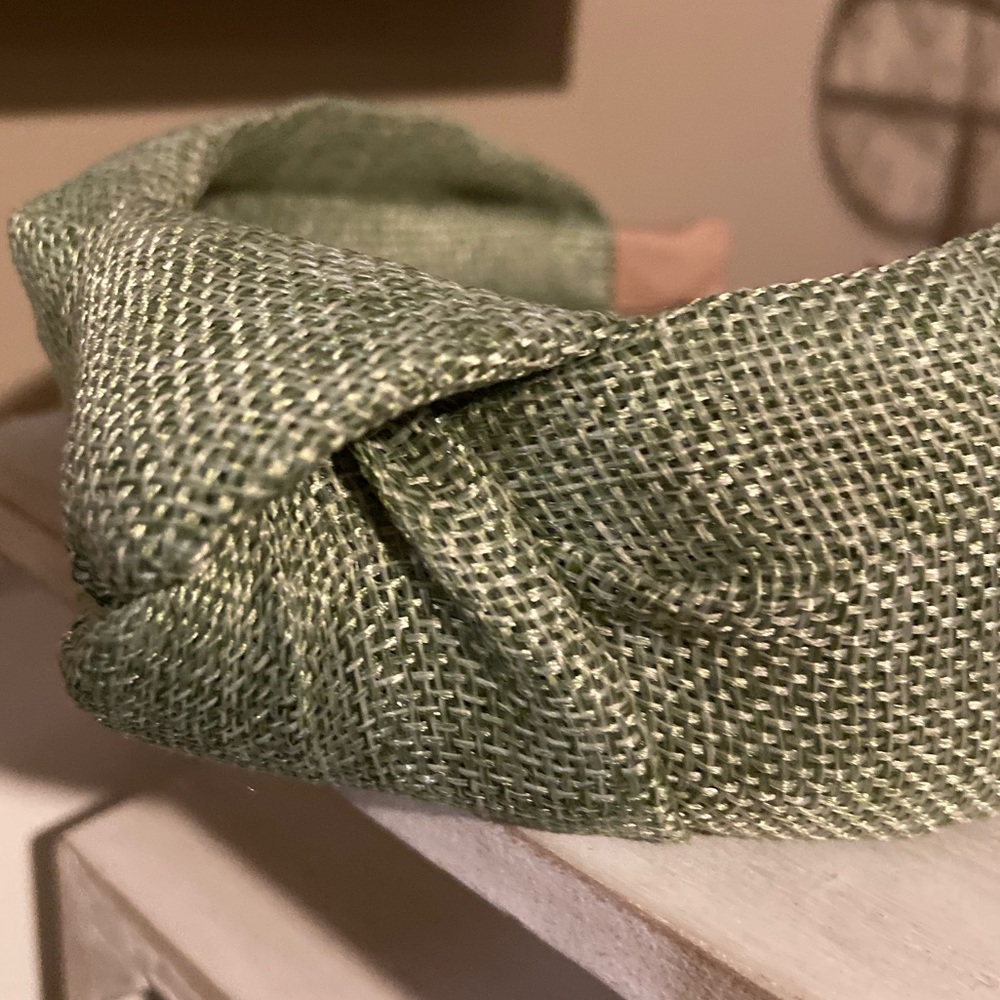 Headband Knotted Fascinator Wide Derby Mint Green New Unworn - Picture 4 of 5